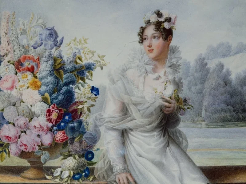1767-Jean-Baptiste Isabey - Ritratto della principessa di Tremoille